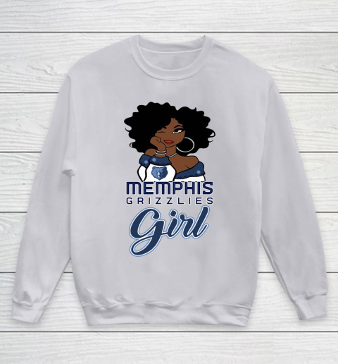 Memphis Grizzlies Girl NBA Youth Sweatshirt 4