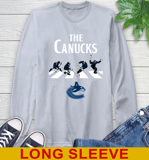 NHL Hockey Vancouver Canucks The Beatles Rock Band Shirt Long Sleeve T-Shirt 6