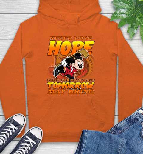Ottawa Senators NHL Hockey ootball Mickey Disney Never Lose Hope Hoodie 4