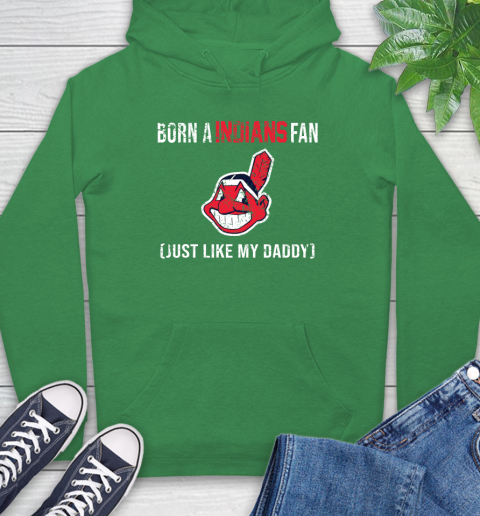 MLB Baseball Cleveland Indians Loyal Fan Just Like My Daddy Shirt Hoodie 9