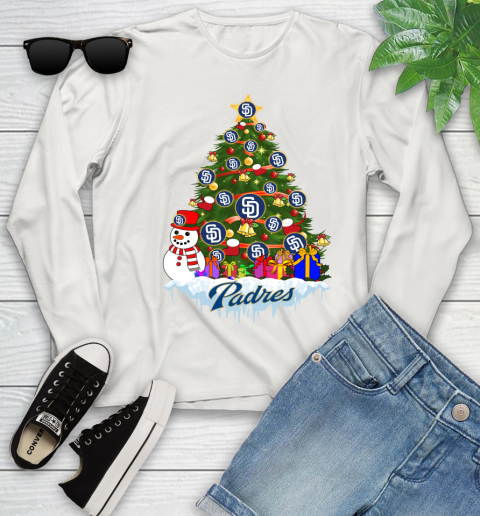 San Diego Padres Merry Christmas MLB Baseball Sports Youth Long Sleeve 12