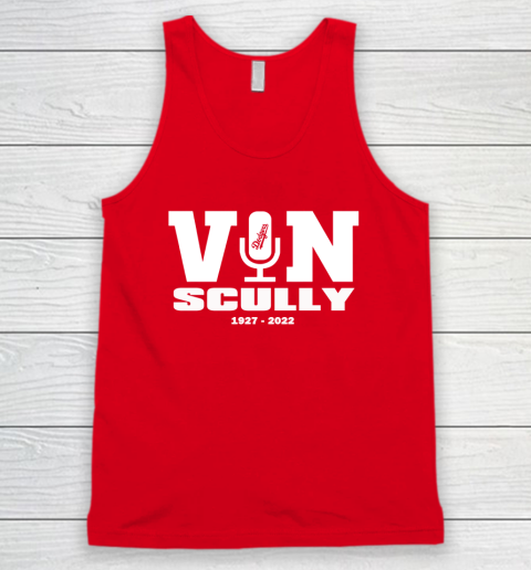 Vin Scully Microphone 1927 2022 Tank Top 4