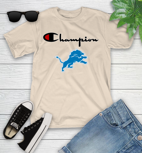NFL Football Detroit Lions Champion Shirt Youth T-Shirt 9