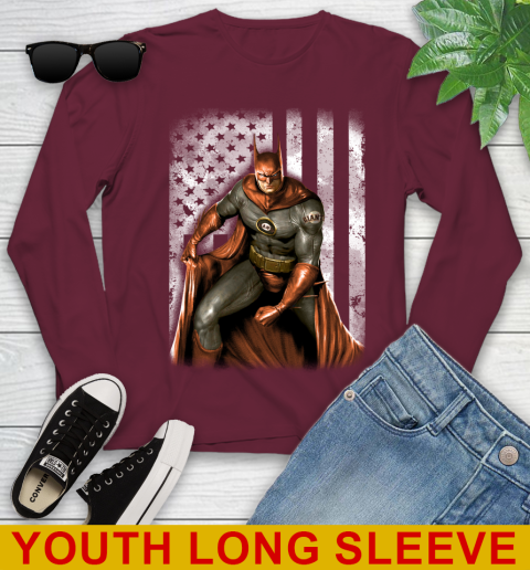 San Francisco Giants MLB Baseball Batman DC American Flag Shirt Youth Long Sleeve 6
