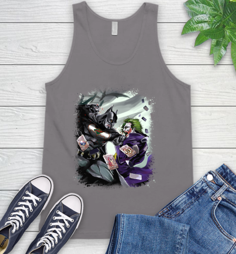Minnesota Wild NHL Hockey Batman Fighting Joker DC Comics Tank Top 7