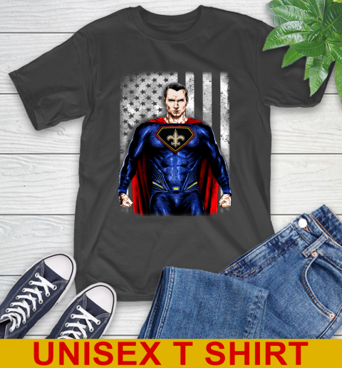 NFL Football New Orleans Saints Superman DC Shirt T-Shirt