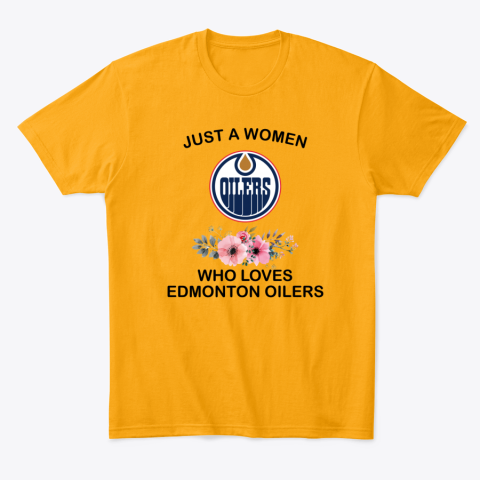 Just A Woman Who Loves EDMONTON OILERS - Rookbrand