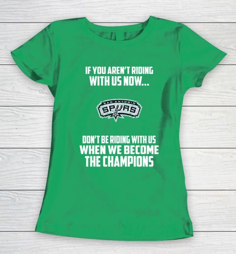 NBA San Antonio Spurs Basketball We Become The Champions Women's T-Shirt 5
