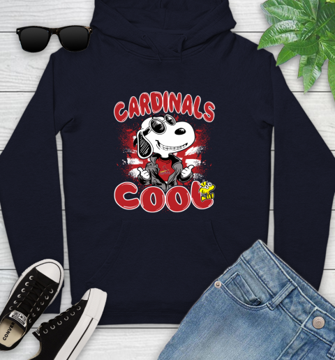 MLB Baseball St.Louis Cardinals Cool Snoopy Shirt Youth Hoodie 3