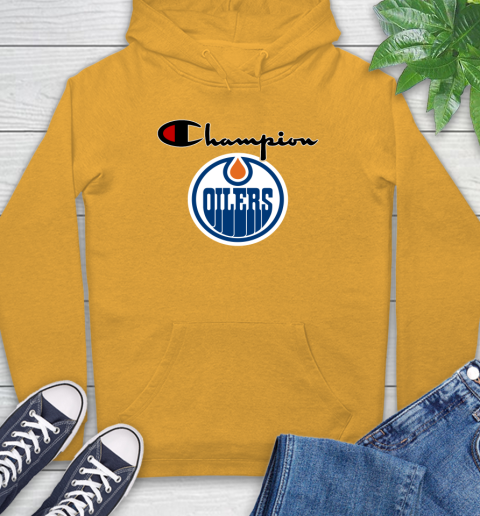 NHL Hockey Edmonton Oilers Champion Shirt Hoodie 2