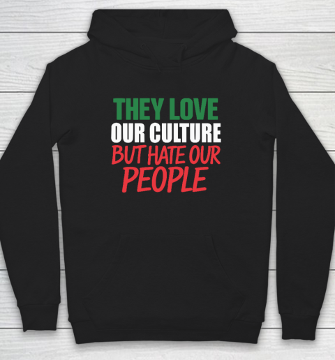 They Love Our Culture They Don't Love Us Hoodie