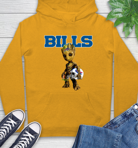 Buffalo Bills NFL Football Groot Marvel Guardians Of The Galaxy Hoodie 3
