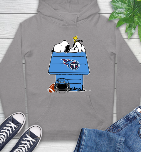 Tennessee Titans NFL Football Snoopy Woodstock The Peanuts Movie Hoodie 6