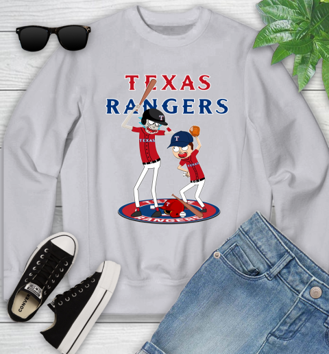 MLB Texas Rangers Rick And Morty Baseball 118
