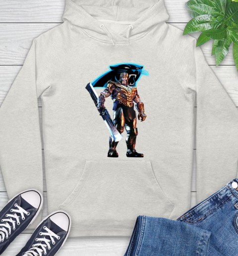 NFL Thanos Gauntlet Avengers Endgame Football Carolina Panthers Hoodie 12