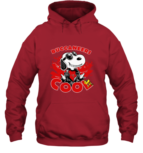j9yr tampa bay buccaneers snoopy joe cool were awesome shirt hoodie 23 front red
