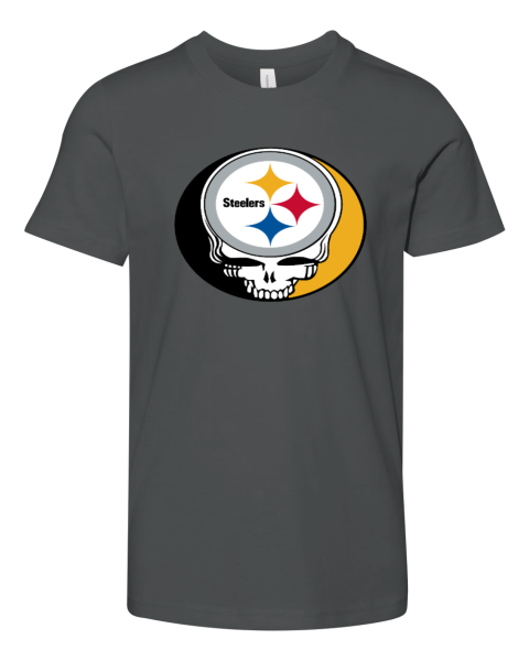 Pittsburgh Steelers x Grateful Dead Youth Unisex Jersey Tee