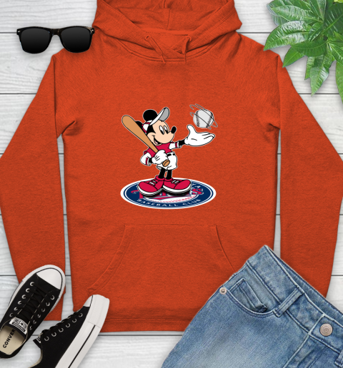 MLB Baseball Minnesota Twins Cheerful Mickey Disney Shirt Youth Hoodie 5