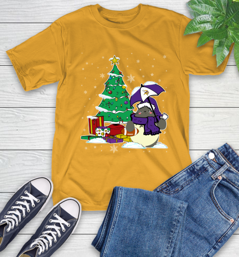 Minnesota Vikings NFL Football Cute Tonari No Totoro Christmas Sports T-Shirt 2