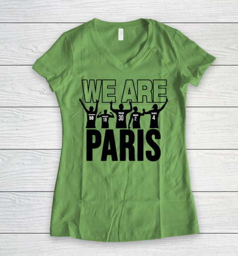 We Are Paris T Shirt Ici C'est Paris Welcome To Paris Women's V-Neck T-Shirt 5