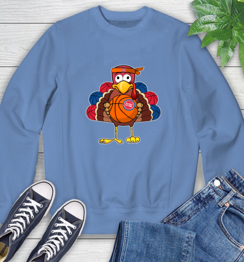 Detroit Pistons Turkey thanksgiving day Sweatshirt 11