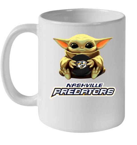 NHL Hockey Nashville Predators Star Wars Baby Yoda Shirt 148