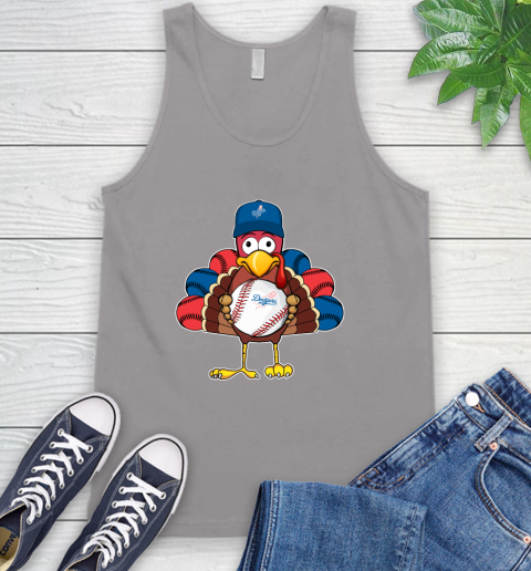 Los Angeles Dodgers Turkey thanksgiving Tank Top 4