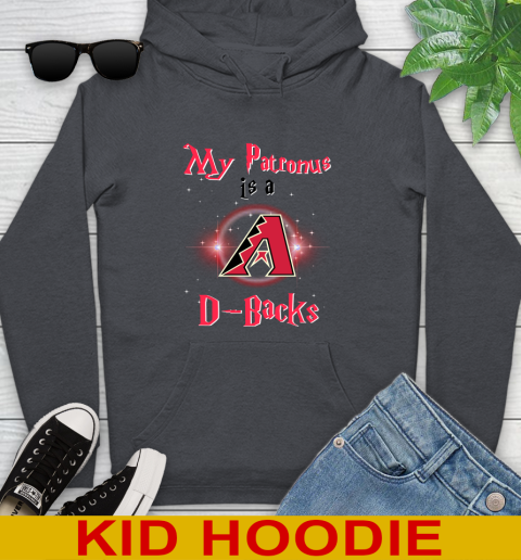 MLB Baseball Harry Potter My Patronus Is A Arizona Diamondbacks Youth Hoodie 9