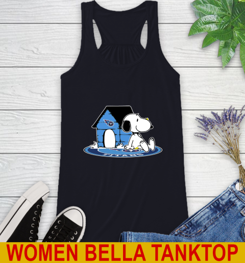 NFL Football Tennessee Titans Snoopy The Peanuts Movie Shirt Racerback Tank 10
