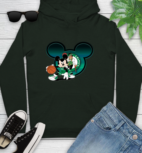 NBA Boston Celtics Mickey Mouse Disney Basketball Youth Hoodie 13
