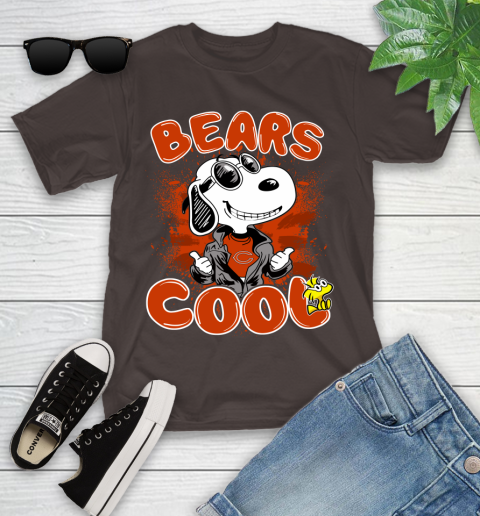 NFL Football Chicago Bears Cool Snoopy Shirt Youth T-Shirt 6