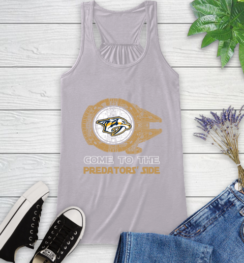 NHL Come To The Nashville Predators Wars Hockey Sports Racerback Tank 4