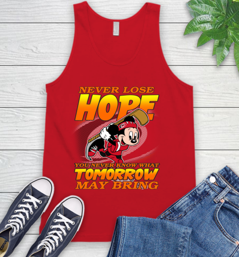 Carolina Hurricanes NHL Hockey ootball Mickey Disney Never Lose Hope Tank Top 5