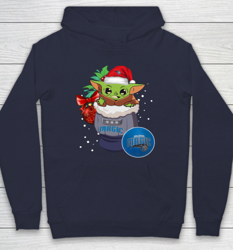 Orlando Magic Christmas Baby Yoda Star Wars Funny Happy NBA Hoodie 4