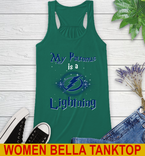 NHL Hockey Harry Potter My Patronus Is A Tampa Bay Lightning Racerback Tank 5