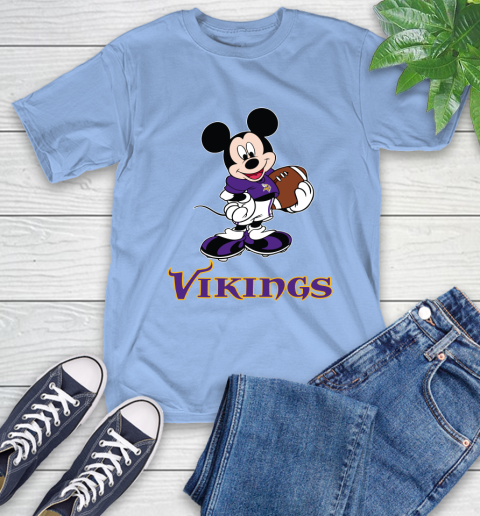 NFL Football Minnesota Vikings Cheerful Mickey Mouse Shirt T-Shirt 13 NFL Football Minnesota Vikings Cheerful Mickey Mouse Shirt T-Shirt - Image 13