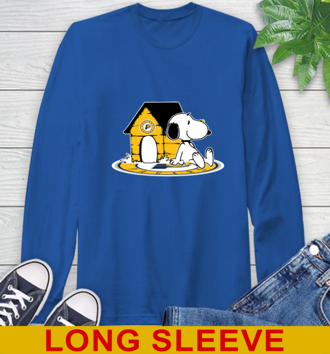 NBA Basketball Indiana Pacers Snoopy The Peanuts Movie Shirt Long Sleeve T-Shirt 9