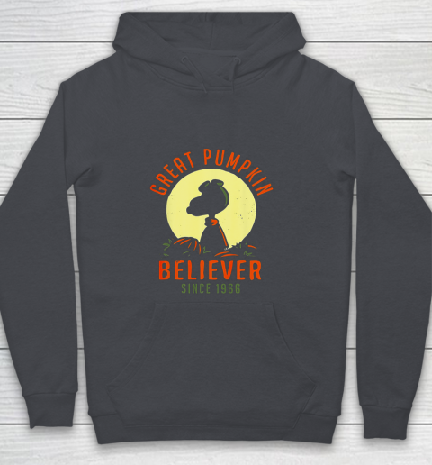 Peanuts Great Pumpkin believer since 1966 Halloween Youth Hoodie 5