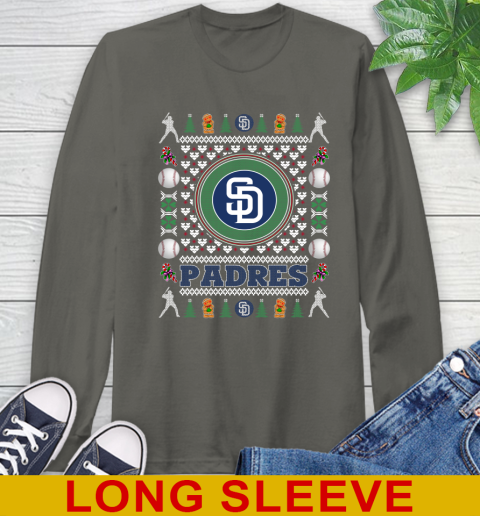 San Diego Padres Merry Christmas MLB Baseball Loyal Fan Long Sleeve T-Shirt 10