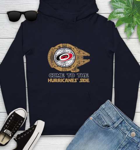 NHL Come To The Carolina Hurricanes Wars Hockey Sports Youth Hoodie 3