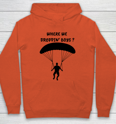 Fortnite Tshirt Where we droppin Boys Hoodie 3