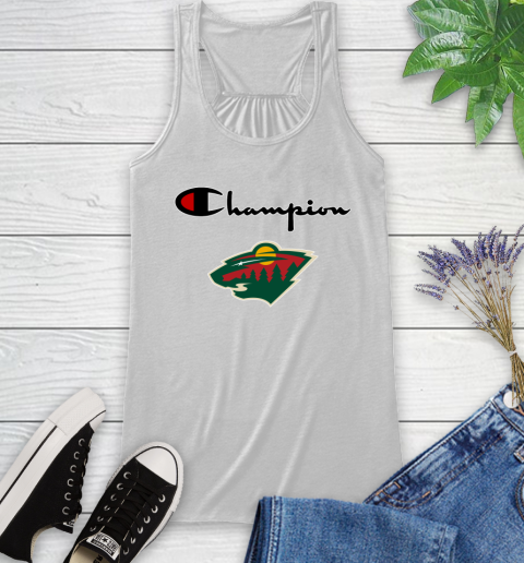 NHL Hockey Minnesota Wild Champion Shirt Racerback Tank