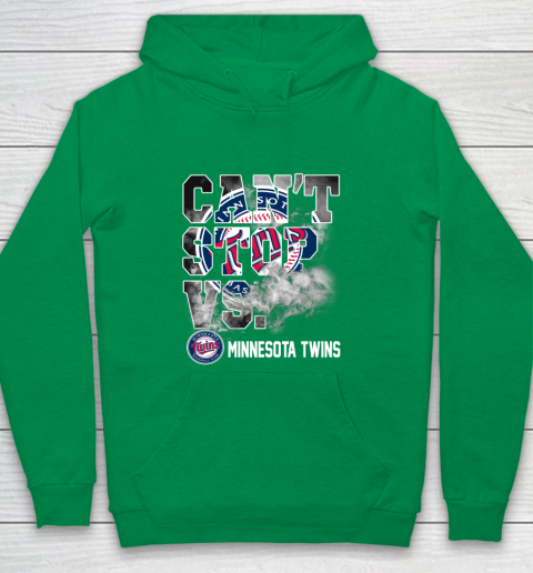 MLB Minnesota Twins Baseball Can't Stop Vs Twins Youth Hoodie 4
