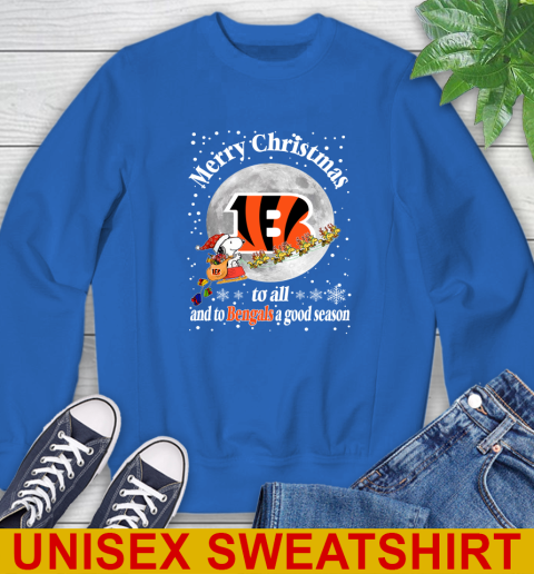 Cincinnati Bengals Merry Christmas To All And To Bengals A Good Season NFL Football Sports Sweatshirt 11