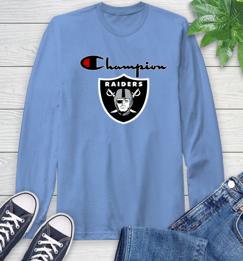 NFL Football Oakland Raiders Champion Shirt Long Sleeve T-Shirt 10