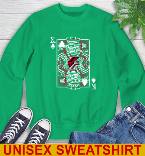Portland Trail Blazers NBA Basketball The King Of Spades Death Cards Shirt Sweatshirt 8