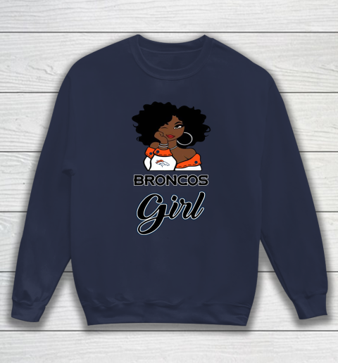 Denver Broncos Girl NFL Sweatshirt 3