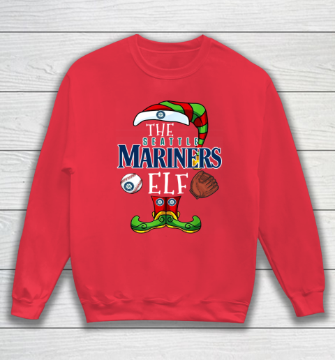 Seattle Mariners Christmas ELF Funny MLB Sweatshirt 7
