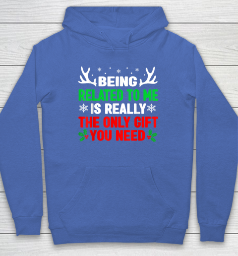Funny christmas hoodie top