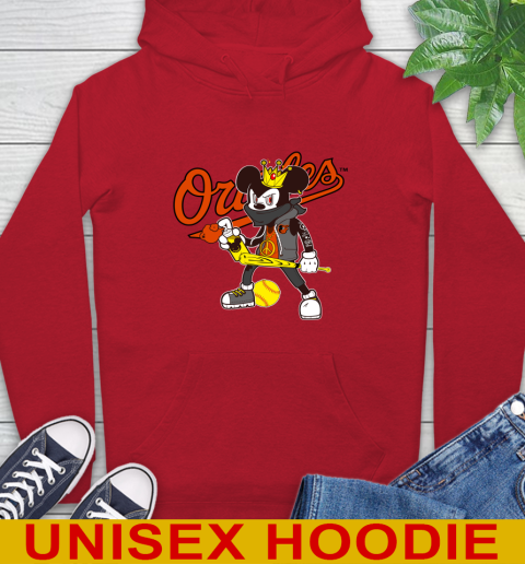 Baltimore Orioles MLB Baseball Mickey Peace Sign Sports Hoodie 10